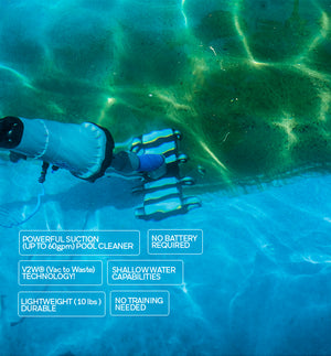 The VacDaddy® Powerful Portable Pool Vacuum!