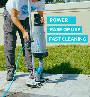 The VacDaddy® Powerful Portable Pool Vacuum!